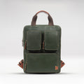 Hydor 03 Green Leather Backpack
