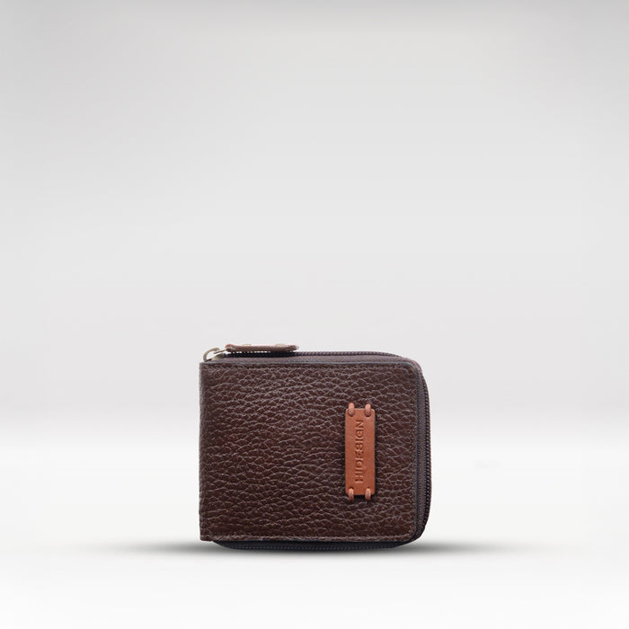 Hydor W1 Brown Leather Bi Fold Wallet