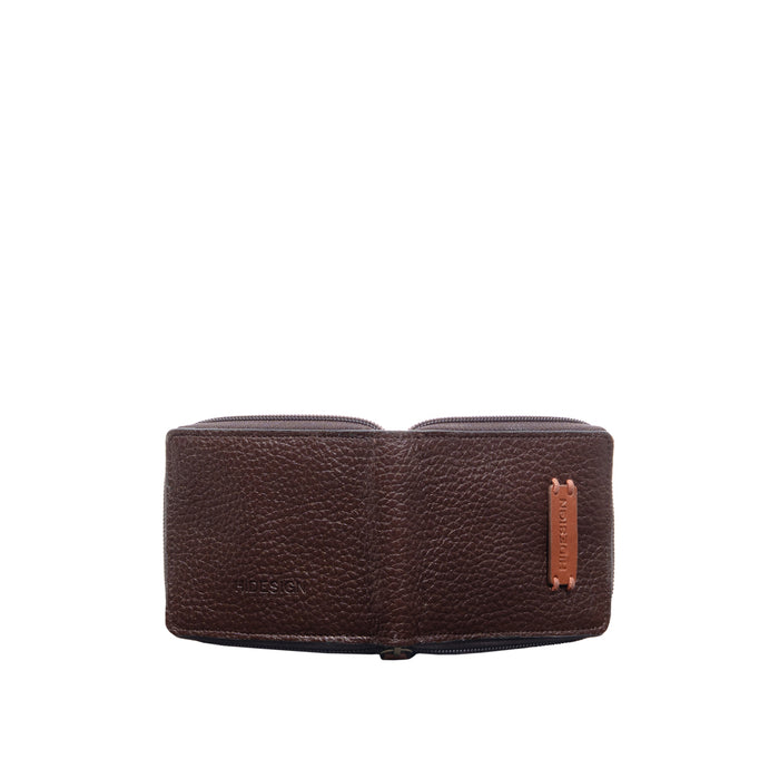 Hydor W1 Brown Leather Bi Fold Wallet