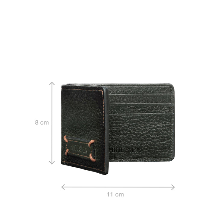 Hydor W2 Green Leather Bi Fold Wallet