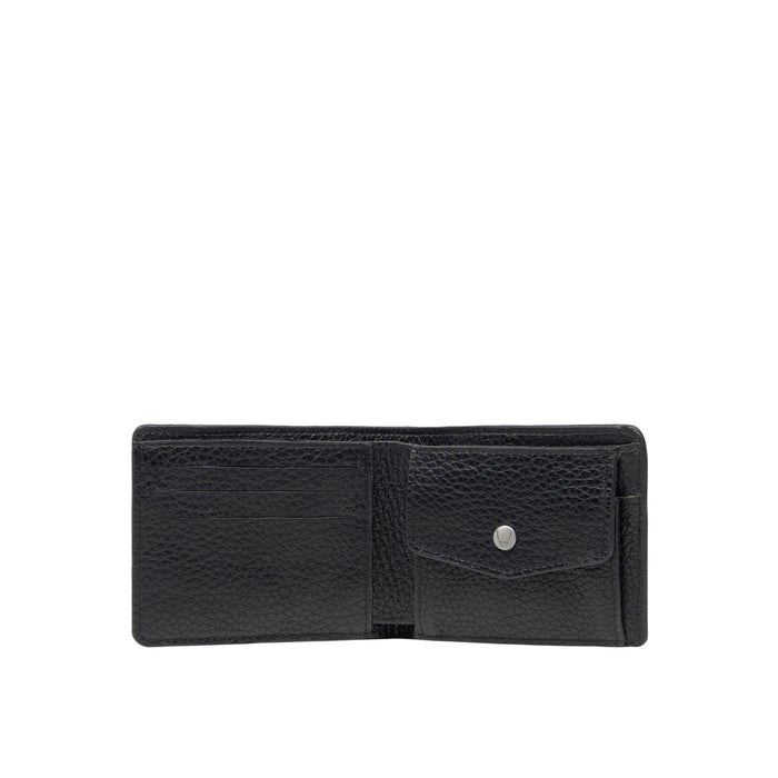 Hydor W3 Black Leather Bi Fold Wallet