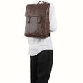 Indigo 01 E.I Brown Leather  Backpack