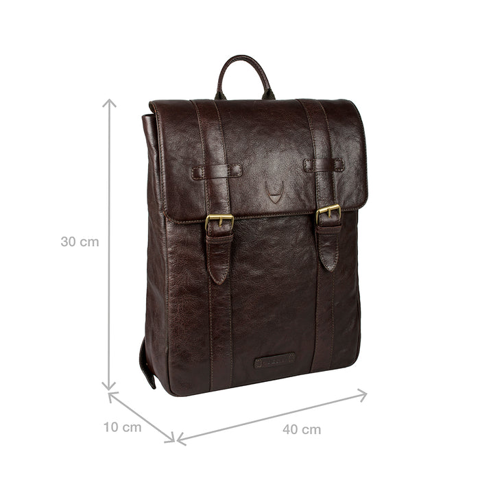 Indigo 01 E.I Brown Leather  Backpack