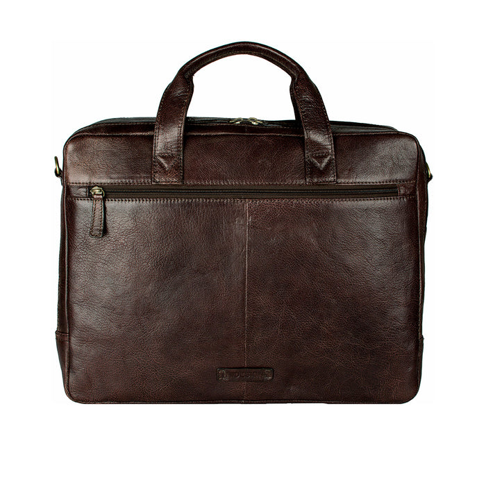 Indigo 02 E.I Brown Leather  Briefcase