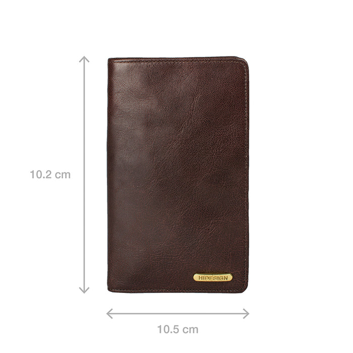 Indigo Mw2 Rf Tan Leather Passport Holder
