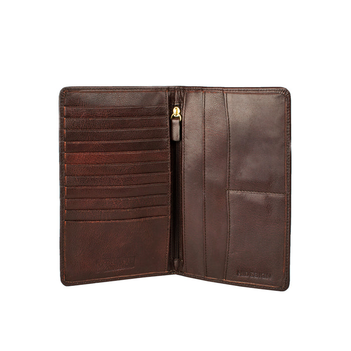 Indigo Mw2 Rf Tan Leather Passport Holder