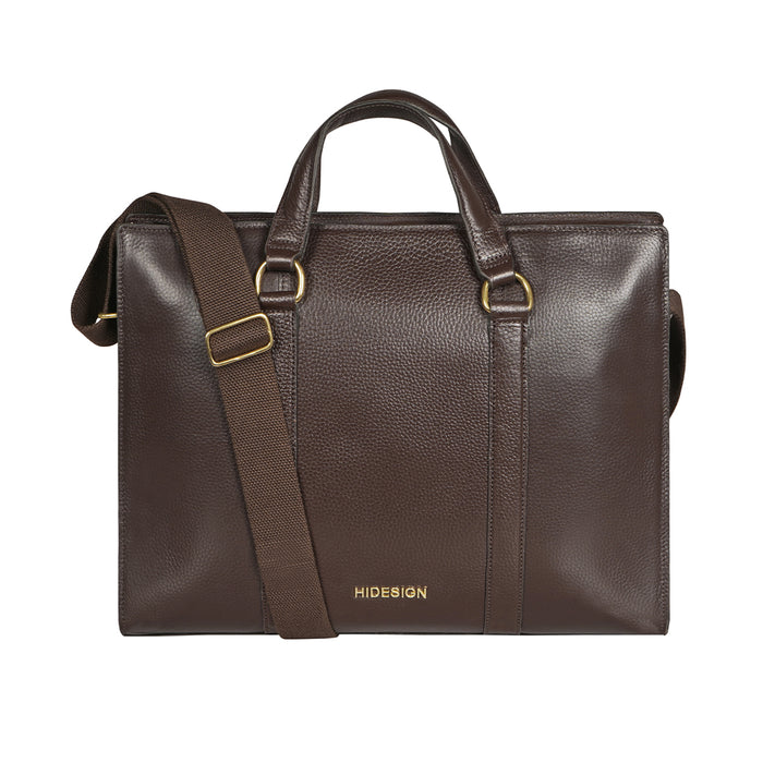 Insead 01 Brown Leather  Messenger Bag