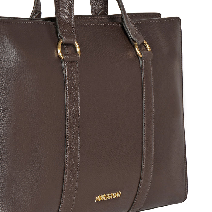 Insead 01 Brown Leather  Messenger Bag