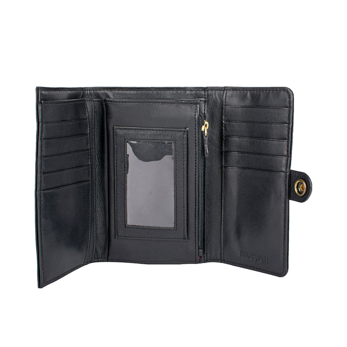 INTERCATO 10 RF TRI-FOLD WALLET - Hidesign