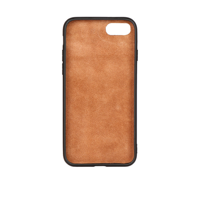 Iphone 8 Black Leather Mobile Case