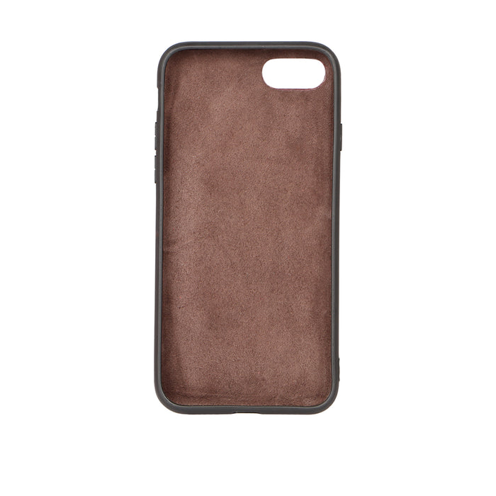 Iphone 8 Black Leather Mobile Case