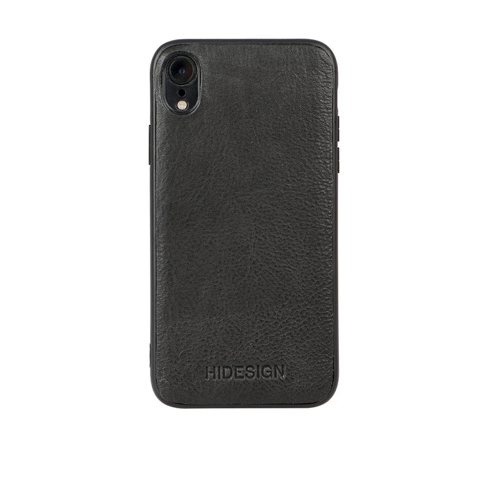 Iphone Xr Black Leather Mobile Case