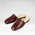 Jade Women's Red Leather Mules