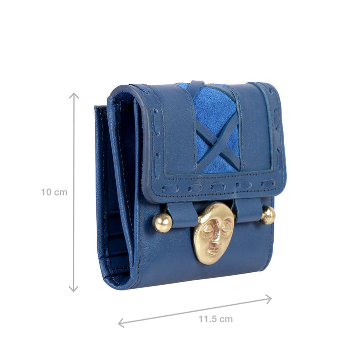 Jadis W1 Blue Leather Bi-Fold Wallet