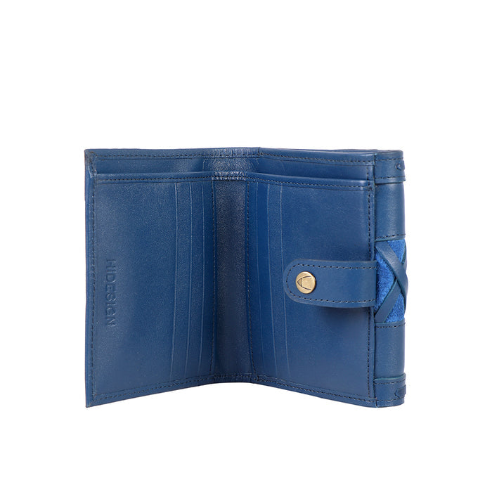 Jadis W1 Blue Leather Bi-Fold Wallet