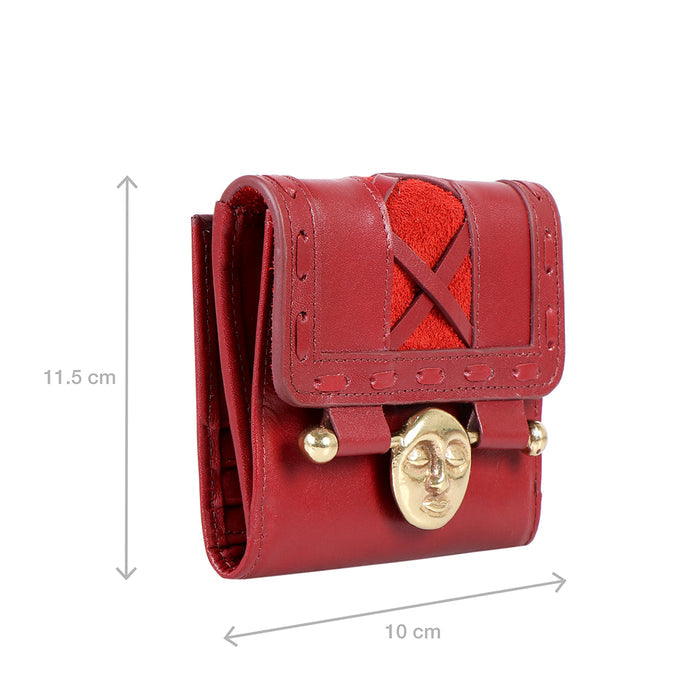 Jadis W1 Red Leather Bi-Fold Wallet