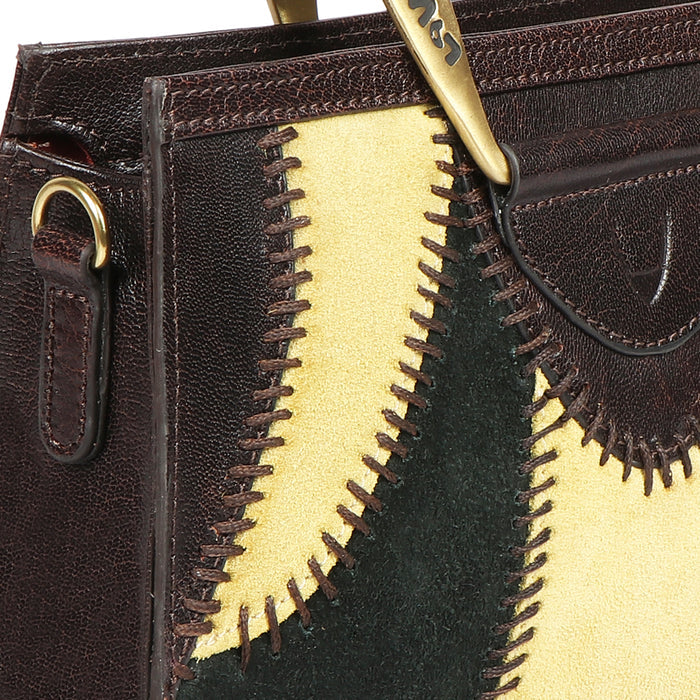 Janis 01 Brown Leather Shoulder Bag