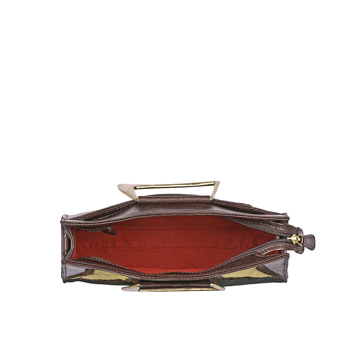 Janis 01 Brown Leather Shoulder Bag