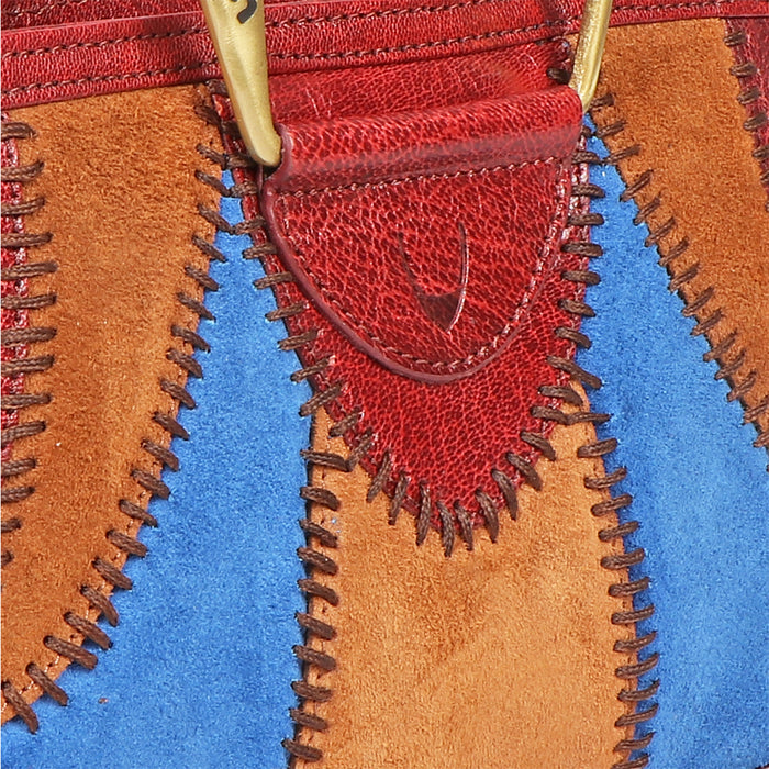 Janis 01 Red Leather Shoulder Bag