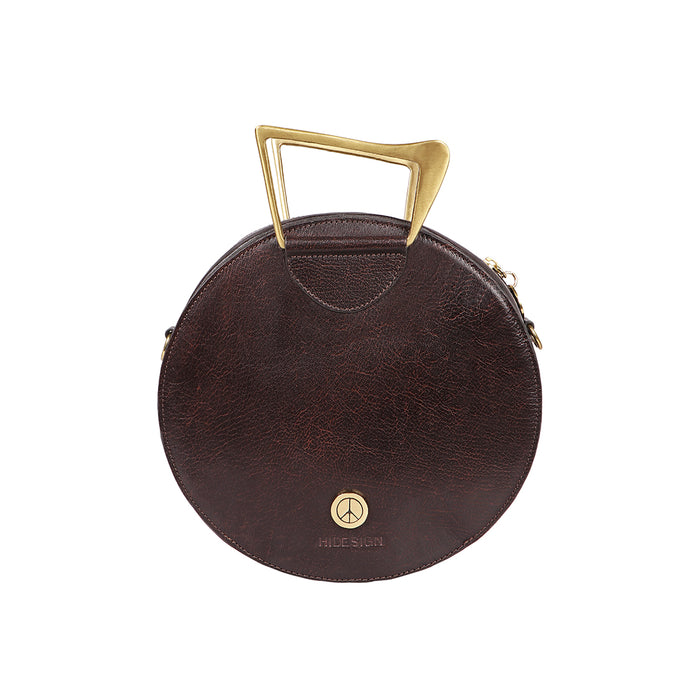 Janis 02 Brown Leather Crossbody