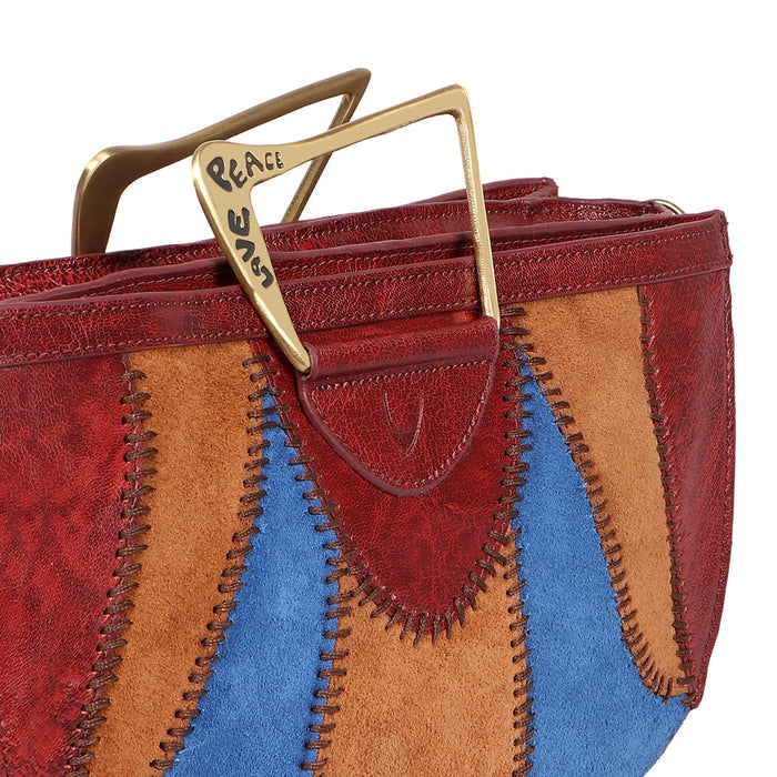 Janis 03 Red Leather Shoulder Bag