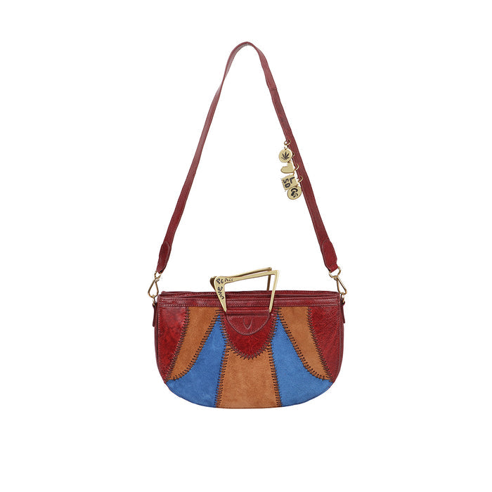 Janis 03 Red Leather Shoulder Bag