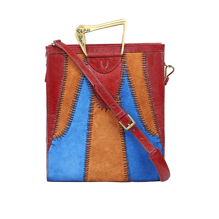 Janis 04 Red Leather Shoulder Bag