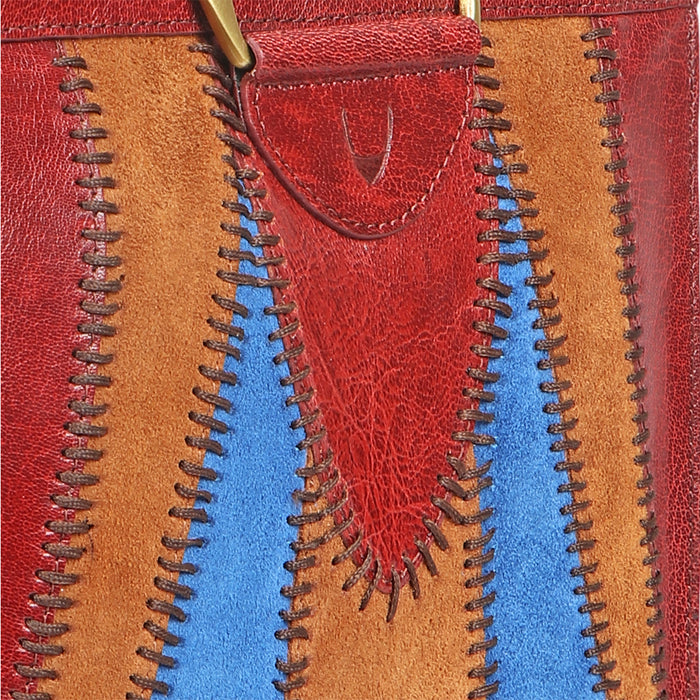 Janis 04 Red Leather Shoulder Bag