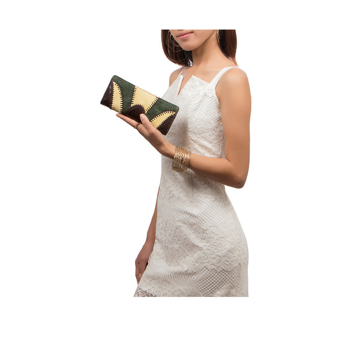 Janis W1 Brown Leather Bi-Fold Wallet