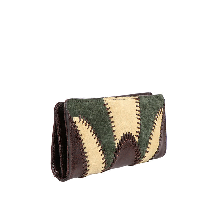 Janis W1 Brown Leather Bi-Fold Wallet