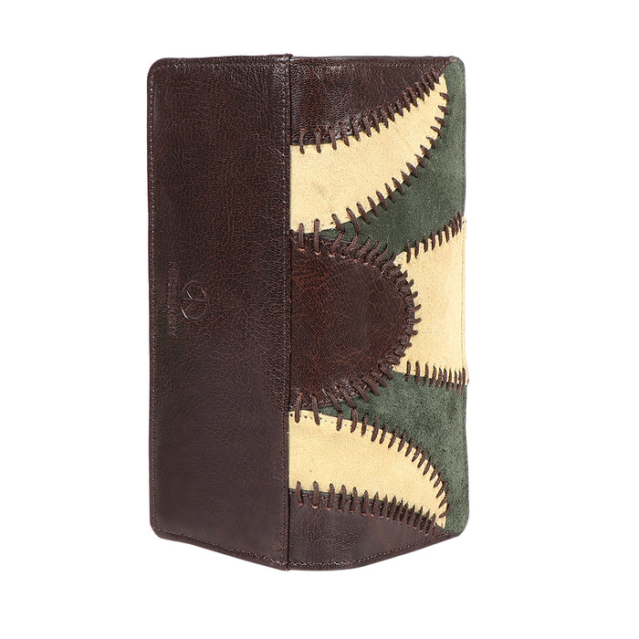 Janis W1 Brown Leather Bi-Fold Wallet