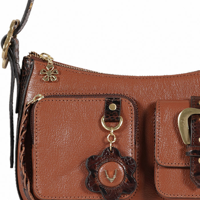 Jeju - 01 Tan Leather Shoulder Bag