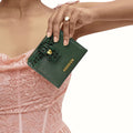 Jeju - W2 Green Leather Bi-Fold Wallet