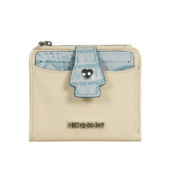 Jeju - W2 White Leather Bi-Fold Wallet