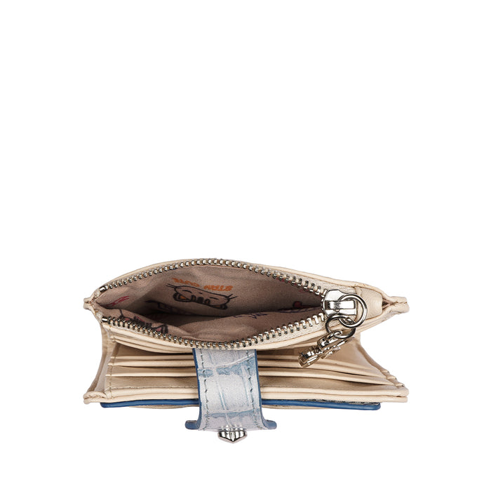 Jeju - W2 White Leather Bi-Fold Wallet