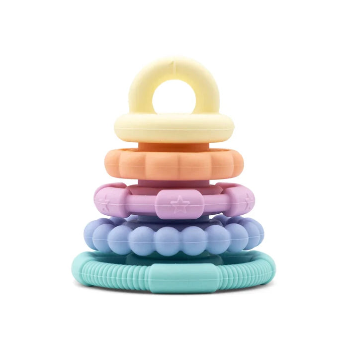 Jellystone - Rainbow Stacker Teether & Toy - Pastel