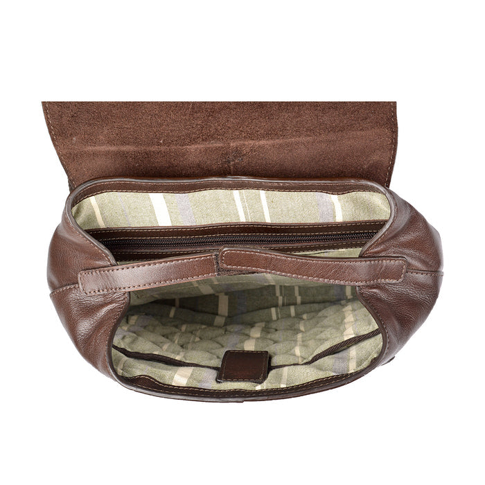 Jester 03 Brown Leather  Backpack