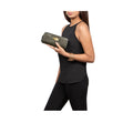 Jewel W2 Green Leather Zip Around Wallet