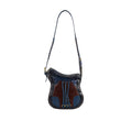 Jimi 01 Blue Leather Crossbody