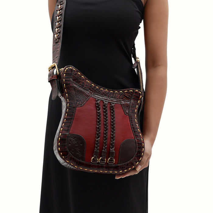 Jimi 01 Brown Leather Crossbody