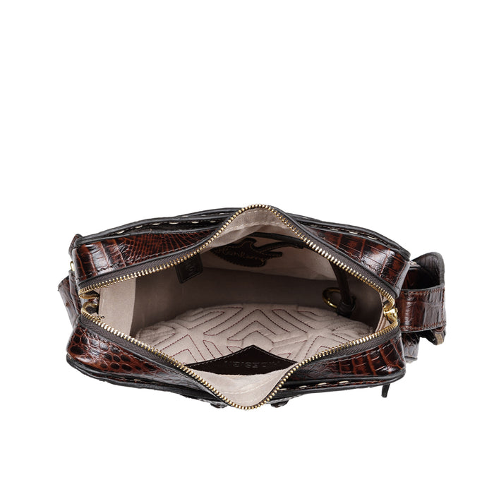 Jimi 01 Brown Leather Crossbody