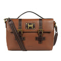 Jimi 03 Tan Leather  Briefcase