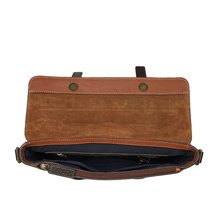 Jimi 03 Tan Leather  Briefcase