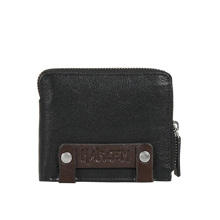 Jimi W1 Black Leather Bi-Fold Wallet