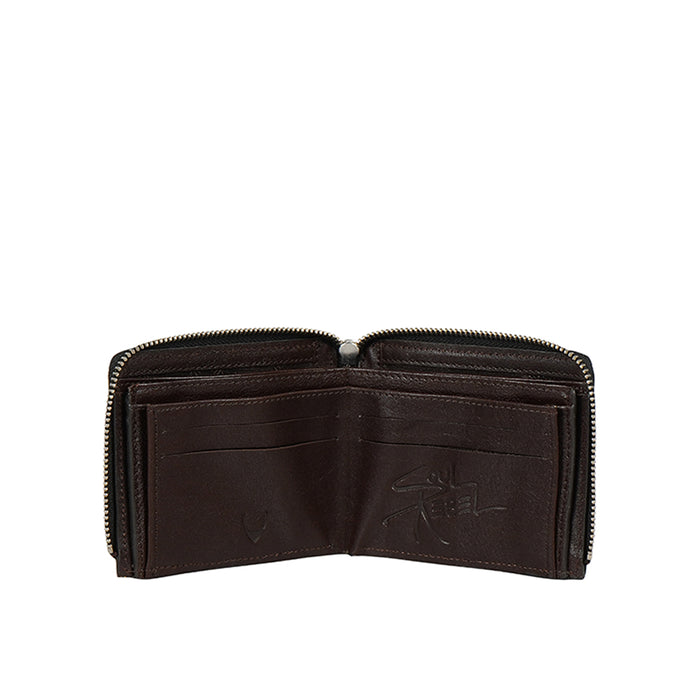 Jimi W1 Black Leather Bi-Fold Wallet