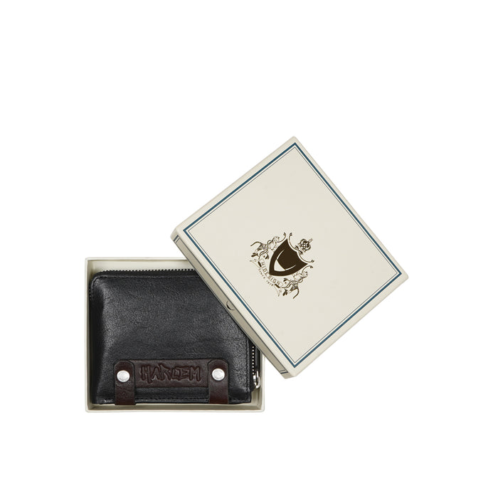 Jimi W1 Black Leather Bi-Fold Wallet