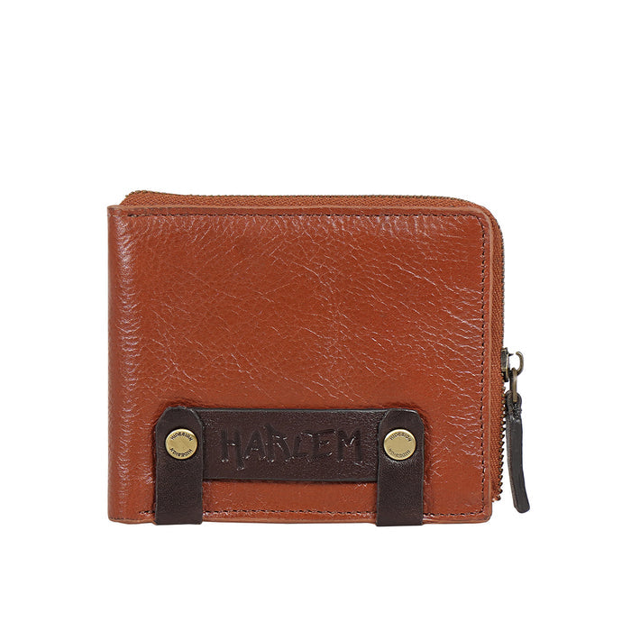 Jimi W2 Brown Leather Bi-Fold Wallet