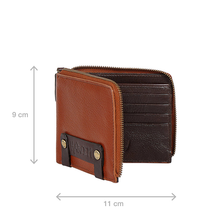 Jimi W2 Brown Leather Bi-Fold Wallet