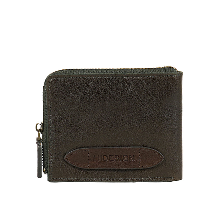 Jimi W2 Green Leather Bi-Fold Wallet