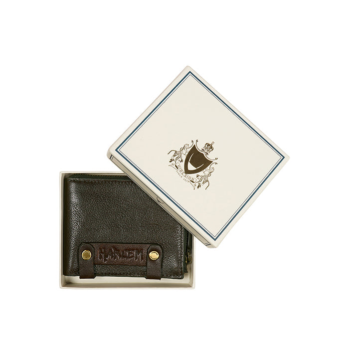 Jimi W2 Green Leather Bi-Fold Wallet